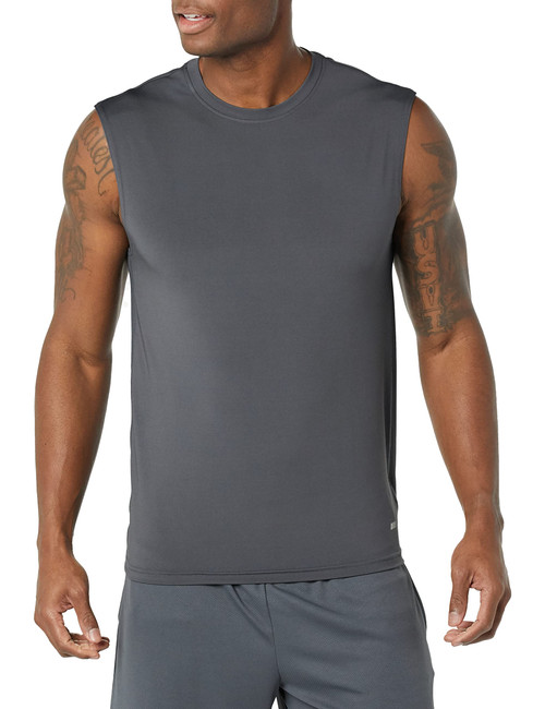 Amazon Essentials Men's Tech Stretch Tank Baselayer, Charcoal, XX-Large