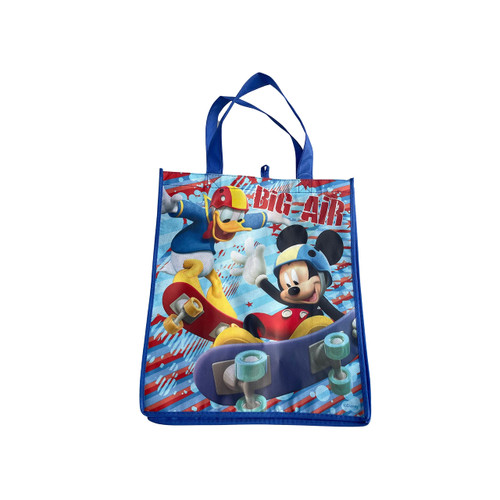 Disney's Mickey Mouse and Donald Duck Skateboarding Collectable Large Reusable Tote Bag