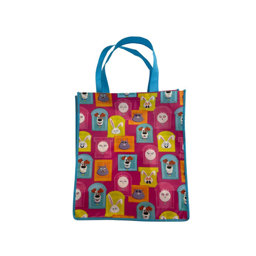 Cappy's Cool Christmas Secret Life of Pets Large Reusable Tote Bag, Multi