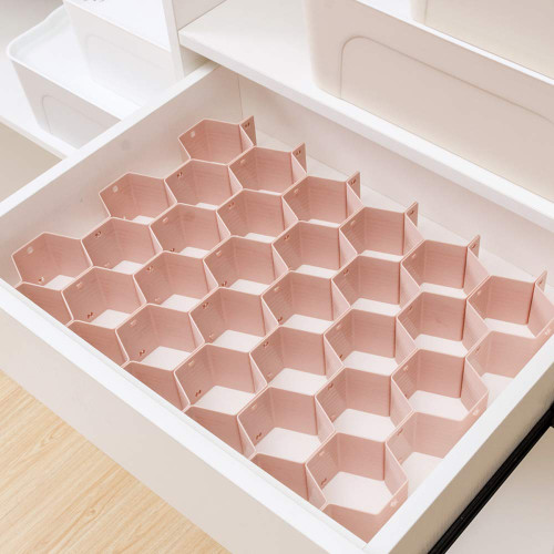 Dalanpa Drawer Divider Organizer Drawer Separator Honeycomb Drawer Divider