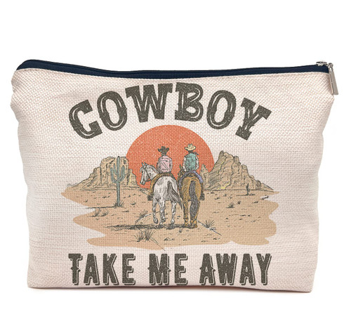 IWXYI Western Makeup Bag, Western Cowboy Make up Bags Zipper Pouch Travel Toiletry,Gifts For Women Teenage Girls IWXYI Western Makeup Bag, Western Cowboy Make up Bags Zipper Pouch Travel Toiletry,Gifts For Women Teenage Girls
