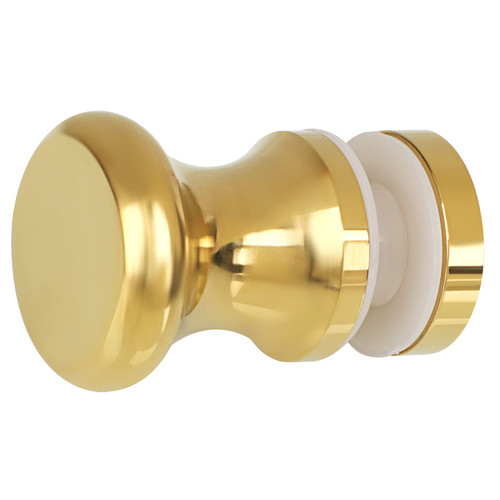 Alise Shower Glass Door Handle,Sliding Shower Doors Knob,Single Side Pull Hardware Replacement Parts for Bathroom Glass Doors,Solid SUS304 Stainless Steel Knobs,Gold Finish,XLS200DB-G
