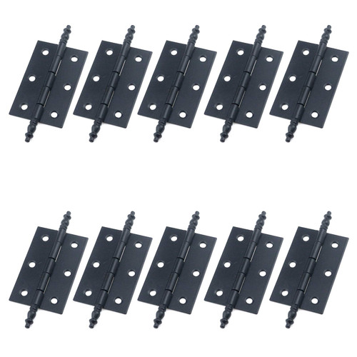 T Tulead Iron Cabinet Hinges Door Hinges 2.36"x1.41" Crown Head Hinges Black Furniture Hinges Wardrobe Drawer Box Hinges Pack of 10 with Screws T Tulead Iron Cabinet Hinges Door Hinges 2.36"x1.41" Crown Head Hinges Black Furniture Hinges Wardrobe Drawer Box Hinges Pack of 10 with Screws