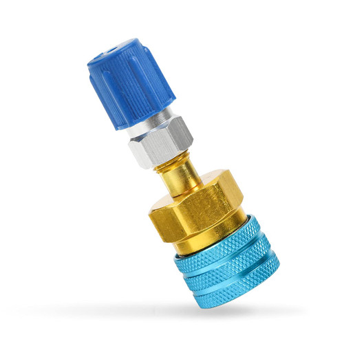 DUOYI R1234YF to R134A Low Side Quick Coupler, R12 to R134A Conversion Kit, Car Air-Conditioning AC Charging Hose Adapter Fitting Connector, R134A Adapter for A/C Hose