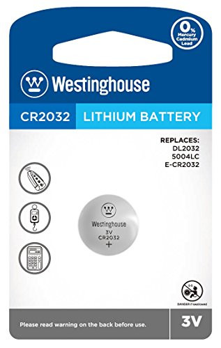 Westinghouse CR2032 Lithium Button Cell, Button Batteries, Coin Cells, Remote Battery, Remote Battery Cells (24 Counts)