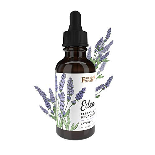 Lavender Essential Oil Odor Away Deodorizer - Air Freshener Crisp Clean Eliminator Drops for Neutralize Bathroom/Pet Area, Auto Interiors/Garbage Odors
