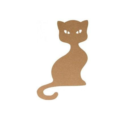 Artemio Halloween Cat MDF Stand 15 cm x 10 cm