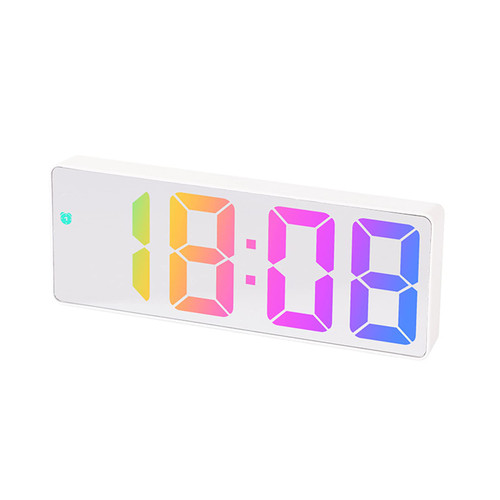 xromtbem Mirror Clock Digital LED Alarm Clock Large Display Electric Alarm Clocks Decoration for Home Bedroom Desk xromtbem Mirror Clock Digital LED Alarm Clock Large Display Electric Alarm Clocks Decoration for Home Bedroom Desk