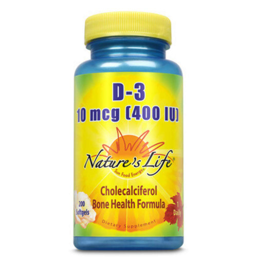 Nature's Life D-3 400 IU | 200 ct