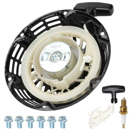 YOXUFA 212cc Pull Starter Assembly Kit for Predator 196cc 224cc 6.5hp Engine Recoil Start Champion Generator Coleman Ct200u ex Bt200x Baja Warrior MB200 Mini Bike Go Kart Parts