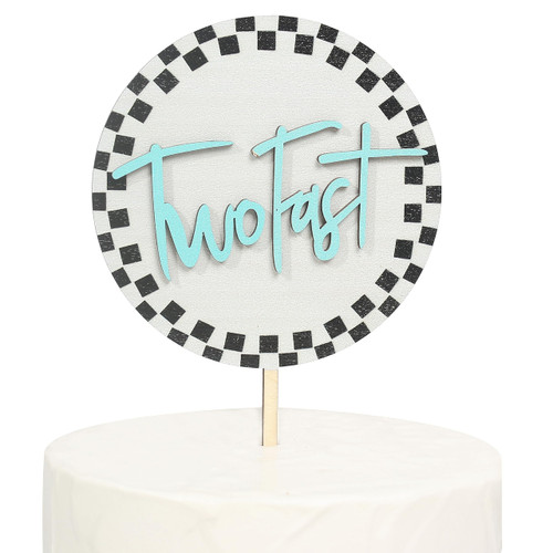 Two Fast Wooden Cake Topper For Boys - Racing Theme 2nd Birthday Cake Decorations - Checkered Flag 2nd Birthday Party Supplies - Wooden Cake Topper For Two-Year-Old Birthday - Race Car-Themed Party Supplies For 2nd Birthday Two Fast Wooden Cake Topper For Boys - Racing Theme 2nd Birthday Cake Decorations - Checkered Flag 2nd Birthday Party Supplies - Wooden Cake Topper For Two-Year-Old Birthday - Race Car-Themed Party Supplies For 2nd Birthday