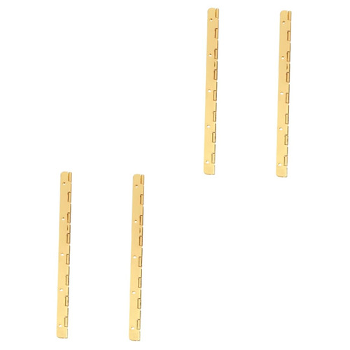 Housoutil 4 Pcs 190mm Hinge Glass Door Hinge Cabinet Door Hinge Heavy Duty Hinges Door Fixing Hinge Continuous Door Hinge Piano humidor Hinge Zinc Alloy Cabinet Connective Hinge Door Closer
