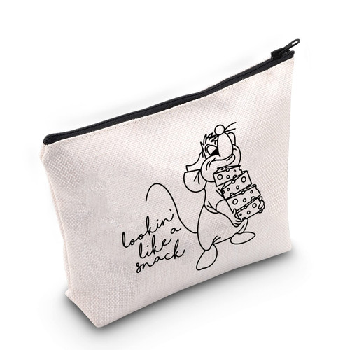 TOBGBE Fairy Princess Gift Gus Gus Makeup Bag Lookin' Like A Snack Funny Fairy Tales Gift for Women?Like A Snack?