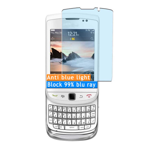Vaxson 4-Pack Anti Blue Light Screen Protector, compatible with Blackberry Torch 9800/9810 Portrait TPU Film Protectors Sticker [ Not Tempered Glass ]