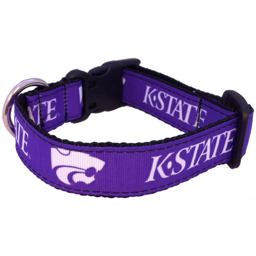 NCAA Kansas State Wildcats Dog Collar, Team Color, Medium