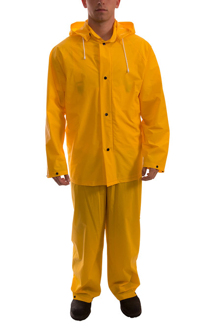 Tingley Tuff-Enuff S61317 3-Piece Waterproof Suit, Small, Gold