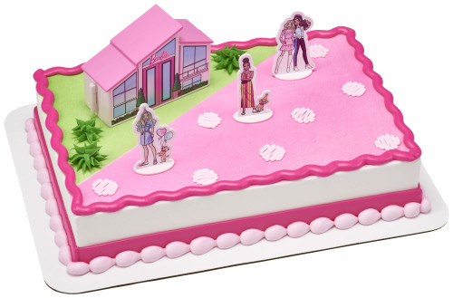 DecoSet Barbie Dreamhouse Adventures Cake Topper, 4 Piece Cake Decoration With Barbie, Barbie Dreamhouse, and Friends, For Girls Birthday Cake, Ready to Use DecoSet Barbie Dreamhouse Adventures Cake Topper, 4 Piece Cake Decoration With Barbie, Barbie Dreamhouse, and Friends, For Girls Birthday Cake, Ready to Use
