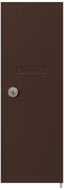 Salsbury Industries 3551BRZ Replacement Door and Lock for Vertical Mailbox with Keys, Bronze