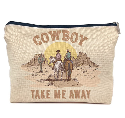 IWXYI Retro Western Cowboy Take Me Away Decor Cosmetic Bag For Women,Retro Western Cowboy Women's Makeup Bag Case Bags Zipper Pouch Travel Toiletry Gifts For Women Teenage Girls IWXYI Retro Western Cowboy Take Me Away Decor Cosmetic Bag For Women,Retro Western Cowboy Women's Makeup Bag Case Bags Zipper Pouch Travel Toiletry Gifts For Women Teenage Girls