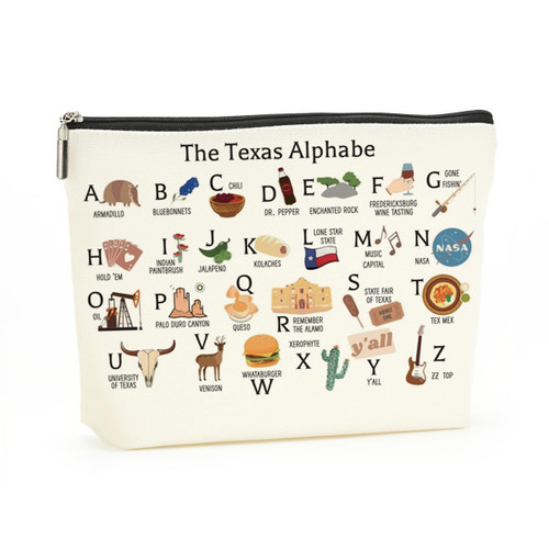 Cute Texas State Souvenirs Gifts Makeup Bag Texas Themed Gifts for Women Her Sister Daughter Mom Friends Coworkers Aunt Niece Friendship Birthday Christmas Cute Texas State Souvenirs Gifts Makeup Bag Texas Themed Gifts for Women Her Sister Daughter Mom Friends Coworkers Aunt Niece Friendship Birthday Christmas