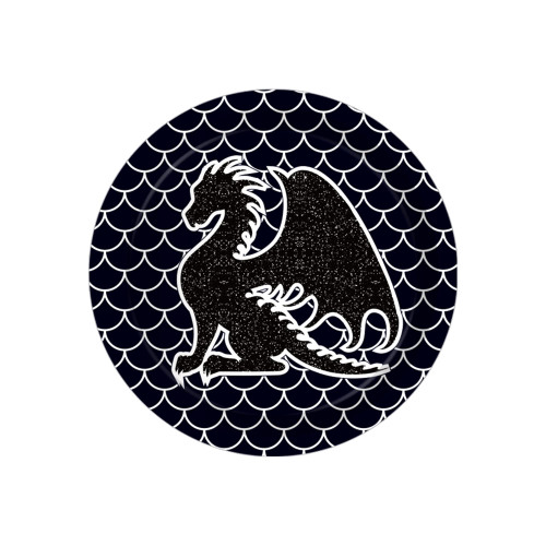 24 Pcs 7" Black Dragon Party Plates Dragon Party Theme Birthday Supplies Decorations Disposable Paper Dessert Round Plates for Wedding Baby Shower Birthday 24 Pcs 7" Black Dragon Party Plates Dragon Party Theme Birthday Supplies Decorations Disposable Paper Dessert Round Plates for Wedding Baby Shower Birthday