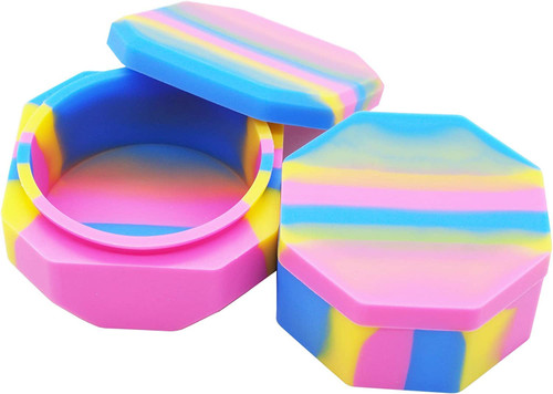 vitakiwi 223ml Large Silicone Concentrate Container Non-stick Oil Jar (2)