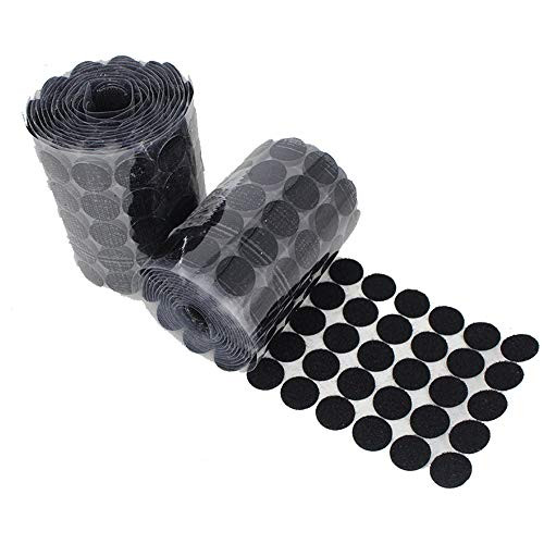 1040pcs Adhesive (520 Pair)0.78 inches Coin Sized Dots,Diameter Sticky Back Coins Hook & Loop Self Adhesive Dots Tapes