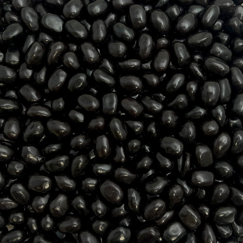 Black Licorice Jelly Beans Halloween Candy, Old-Fashioned Flavor, Bulk Pack 2 Pounds