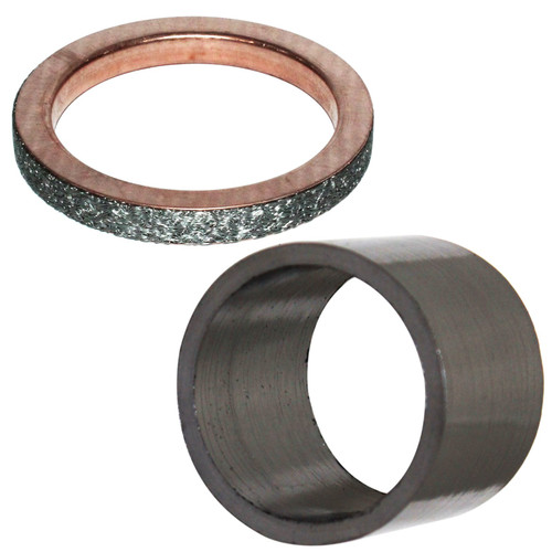 Caltric Exhaust Pipe Muffler Gaskets Compatible with Yamaha Big Bear 350 Yfm350Fw 4X4 1987-1999