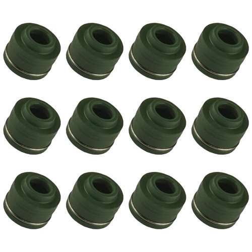 Caltric 12x Valve Stem Seal Compatible with Yamaha VK Professional 2006 2007 / 33M-12119-00-00