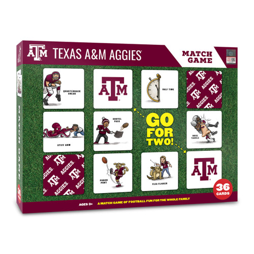 YouTheFan NCAA Texas A&M Aggies Licensed Memory Match Game