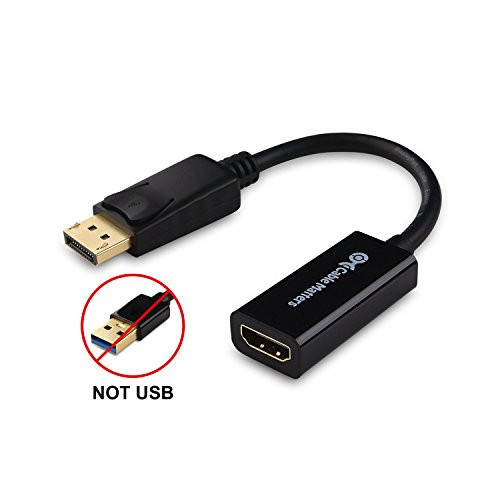 Cable Matters 4K DisplayPort to HDMI 4K Adapter (4K DP to HDMI Adapter)