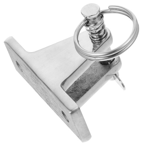 Kisangel Stainless Steel Mountain Seat Plastic Hinges Boat Accessories Marine Stainless Steel Hinges Deck Hinge Mount Bimini Hardware Bimini Hinge Fittings Bimini Top Hardwares Silver Top