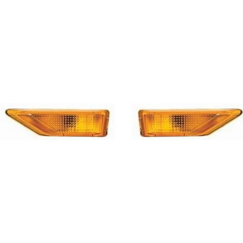 For 2006-2008 Honda Pilot Pair Driver and Passenger Side Turn Signal/Side Marker Light Lens and Housing Only HO2570100 HO2571100 - Replaces 34351-S9V-A01 34301-S9V-A01