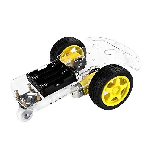 EMO Smart Robot Car Chassis Kit with Motors, Speed Encoder and Battery Box for DIY