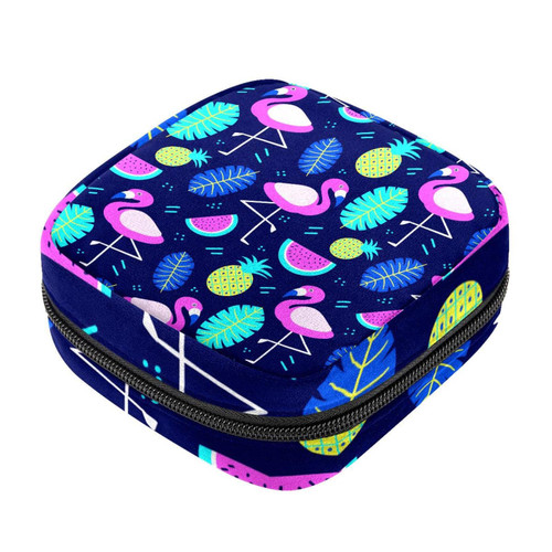 Makeup Bag Blue Flamingo Cosmetic Bag Makeup Pouch Travel Toiletry Bag Organizer Storage Bag for Women Girls Makeup Bag Blue Flamingo Cosmetic Bag Makeup Pouch Travel Toiletry Bag Organizer Storage Bag for Women Girls