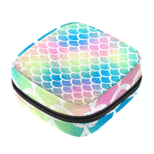 Makeup Bag Colorful Mermaid Fish Scales Cosmetic Bag Makeup Pouch Travel Toiletry Bag Organizer Storage Bag for Women Girls Makeup Bag Colorful Mermaid Fish Scales Cosmetic Bag Makeup Pouch Travel Toiletry Bag Organizer Storage Bag for Women Girls