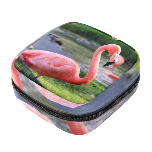 Makeup Bag Flamingo Pattern Cosmetic Bag Makeup Pouch Travel Toiletry Bag Organizer Storage Bag for Women Girls