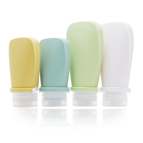 Faat3 Coi4 4 Pack Travel Bottles Set for Toiletries, TSA Approved Travel Size Containers, Leakproof Silicone Travel Bottles for Shampoo Conditioner Faat3 Coi4 4 Pack Travel Bottles Set for Toiletries, TSA Approved Travel Size Containers, Leakproof Silicone Travel Bottles for Shampoo Conditioner