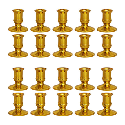 CALIDAKA 20pcs Taper Candle Holders Gold/Silver Pillar Candlestick Stand for Table Centerpiece Modern Candle Stand for Pillar Candle Taper Candle,Wedding,Party Festival Decor CALIDAKA 20pcs Taper Candle Holders Gold/Silver Pillar Candlestick Stand for Table Centerpiece Modern Candle Stand for Pillar Candle Taper Candle,Wedding,Party Festival Decor