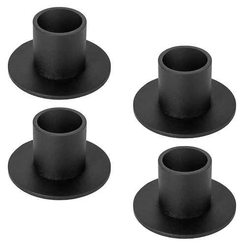 Candle Holder - 4pcs Taper Pillar Candle Holders, Retro Metal Candlestick, Classic Taper Candles Stand for Table Mantel Centerpiece, Simple Black Candlelight Stand for Party Wedding Home Decor (Round) Candle Holder - 4pcs Taper Pillar Candle Holders, Retro Metal Candlestick, Classic Taper Candles Stand for Table Mantel Centerpiece, Simple Black Candlelight Stand for Party Wedding Home Decor (Round)