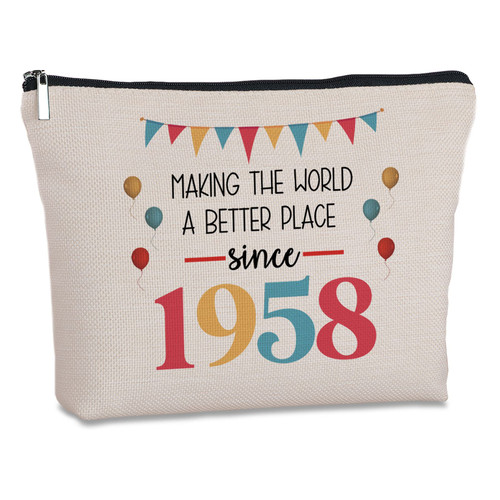 Yegifeyct 65th birthday gifts for women Travel Makeup Bag 65th Birthday Gift Ideas for Grandma Mom Aunt 65 Years Old Gift for Sister Best Friend Yegifeyct 65th birthday gifts for women Travel Makeup Bag 65th Birthday Gift Ideas for Grandma Mom Aunt 65 Years Old Gift for Sister Best Friend