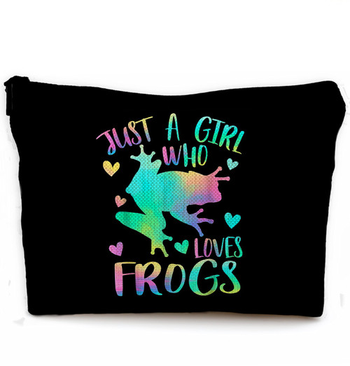 NEGIGA Just a Girl Who Loves Frogs Makeup Bag Travel Cosmetic Bags for Women Girls,Neon Rainbow Colors Frog Cosmetic Bags with Zipper Pouch Travel Toiletry Case,Gift for Frog Lovers NEGIGA Just a Girl Who Loves Frogs Makeup Bag Travel Cosmetic Bags for Women Girls,Neon Rainbow Colors Frog Cosmetic Bags with Zipper Pouch Travel Toiletry Case,Gift for Frog Lovers