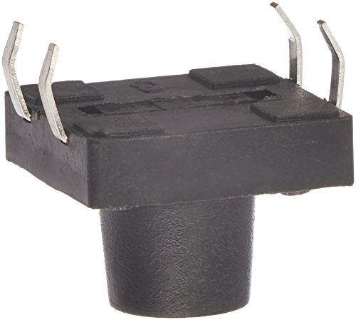 Uxcell 4P PCB Panel Momentary Push Button Tactile Switch, 12 x 12 x 9mm