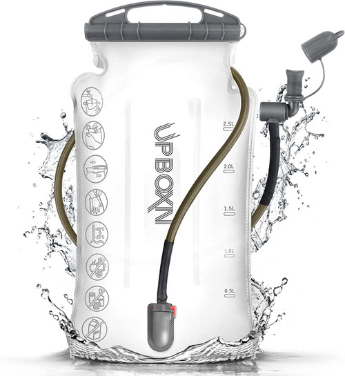 UPBOXN Hydration Bladder 2L/3L Water Reservoir, BPA Free Leak Proof Water Storage Bladder Bag, Taste Free Hydration Pack Replacement for Outdoor Hiking Camping Biking Backpacking