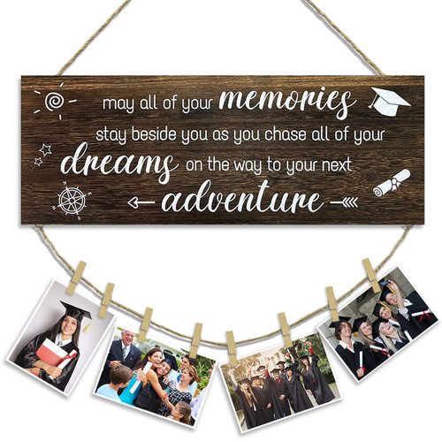 BelleAngle 2023 Graduation Gifts for Her Him, Graduation Picture Frame Gifts with Box, Graduation Going Away Gifts for Her Him Best Friend High School College Graduation Gifts