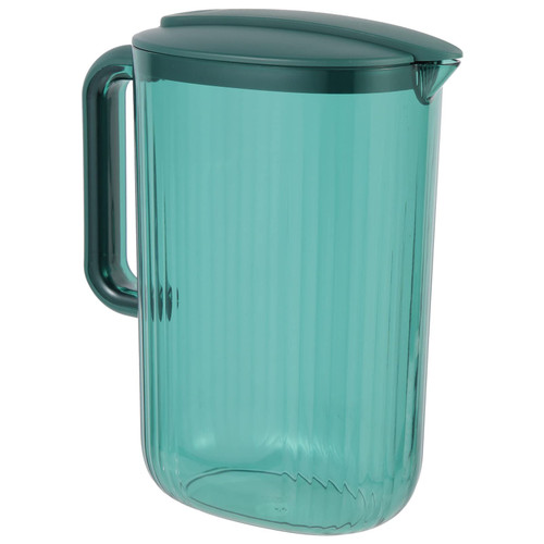 DOITOOL Gallon Water Jug with Lid - Plastic Pitcher Water Filter Pitcher- Heavy Duty Iced Tea Pitcher Water Jug for Drinking Water Lemonade Juice Beverage Ice Tea?Green?
