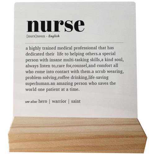 Nurse Definition Desk Small Wood Sign Signs with Wooden Stand,Inspirational Nurse Sign Decor for Nurse Station Nursing Room,Nurse Appreciation Gifts,Nursing School Graduation Gifts Nurse Definition Desk Small Wood Sign Signs with Wooden Stand,Inspirational Nurse Sign Decor for Nurse Station Nursing Room,Nurse Appreciation Gifts,Nursing School Graduation Gifts