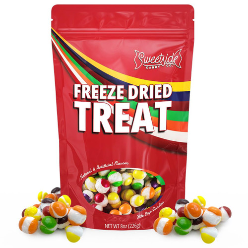 Freeze Dried Candy Skittles - Assorted Original Flavors Snack - Orange, Lemon, Grape, Strawberry and Lime, Perfect for Traveling, Camping or as a Sweet Treat Gift, 8oz. Freeze Dried Candy Skittles - Assorted Original Flavors Snack - Orange, Lemon, Grape, Strawberry and Lime, Perfect for Traveling, Camping or as a Sweet Treat Gift, 8oz.