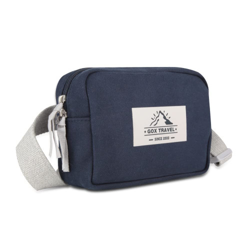 Gox Fanny Packs Mini Belt Bag, Small Waist Bag Fanny Pack Crossbody with Adjustable Strap, Everywhere Belt Bag Dupes for Travel Running Hike Work Out, Blue